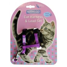 Hemm & Boo Snagfree Cat Harness & Lead Set