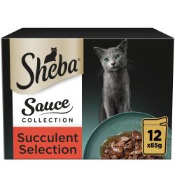 Sheba Sauce Collection Adult Cat Food Succulent Selection 12 Pack