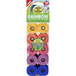 Bags on Board Waste Pick Up Bags Rainbow