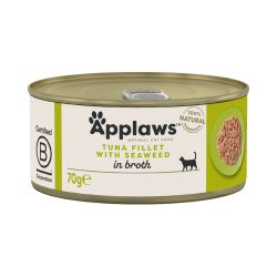 Applaws Natural Wet Cat Food Tuna Fillet with Seaweed in Broth