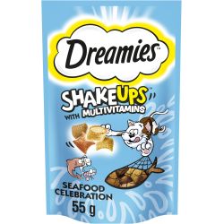 Dreamies Shakeups Seafood Celebrations Cat Treats