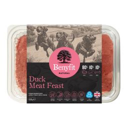 Benyfit Natural 80 10 10 Duck Meat Feast Raw Dog Food