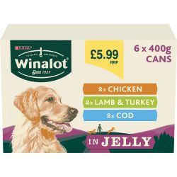 Winalot Cans Classics Mixed in Jelly 6pk PMP £5.99