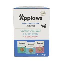 Applaws Cat Pouches Fish 12 Pack