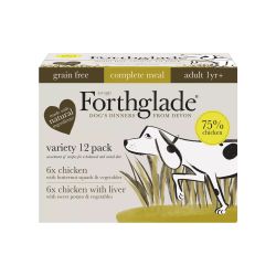 Forthglade Complete Grain Free Multi Case Chicken & Chicken with Liver 12pk