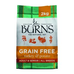 Burns Adult/Senior Dogs Sensitive Grain Free Turkey & Pototo