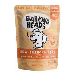 Barking Heads Bowl Lickin' Chicken Pouch (Formally Tender Loving Care Tins)