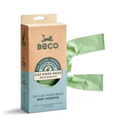 Beco Cat Poop Bags Eco Mint Scented