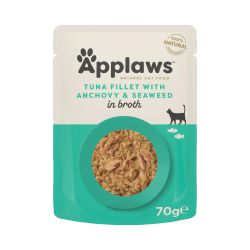 Applaws Natural Wet Cat Food Tuna Fillet with Anchovy & Seaweed
