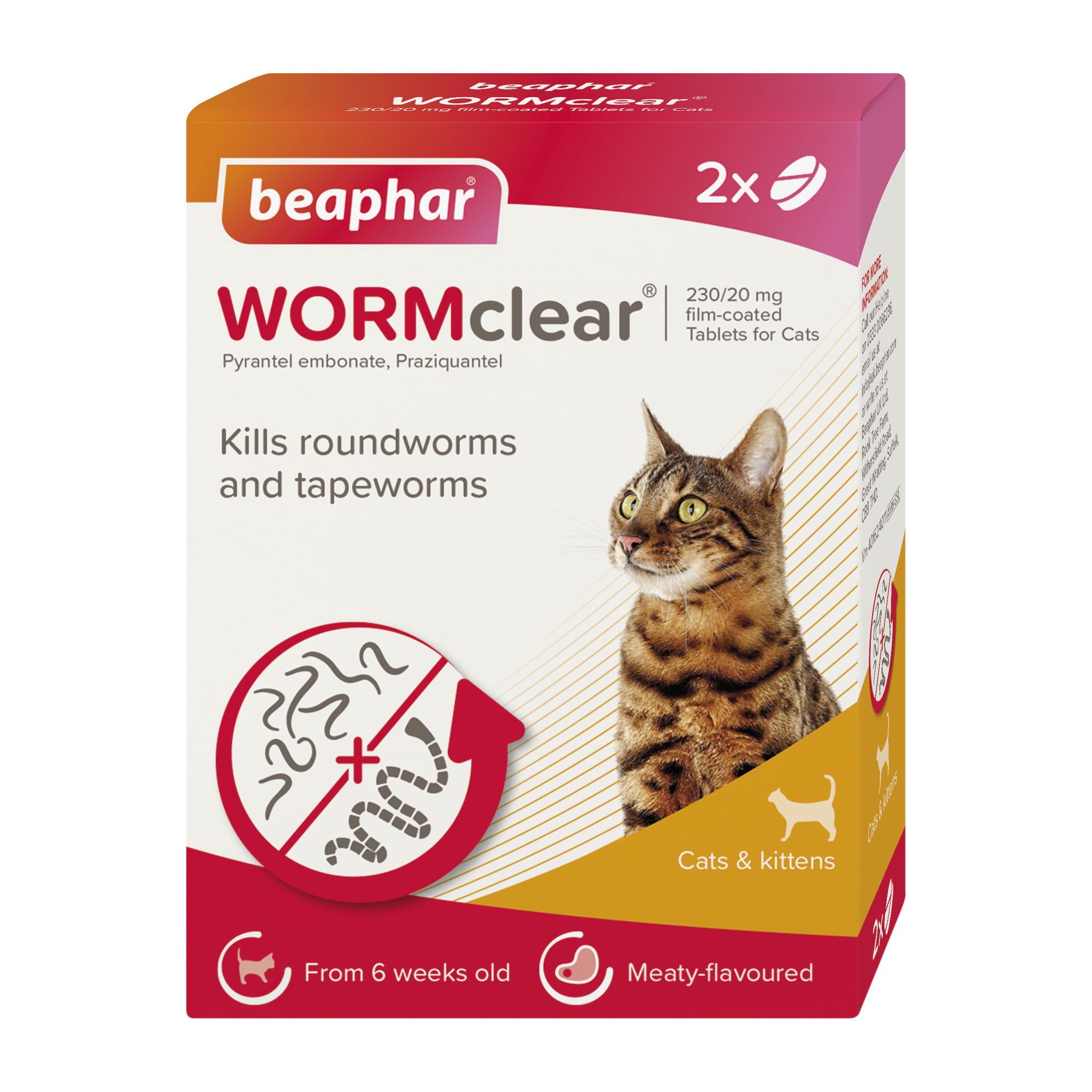 Beaphar WORMclear Tablets for Cats