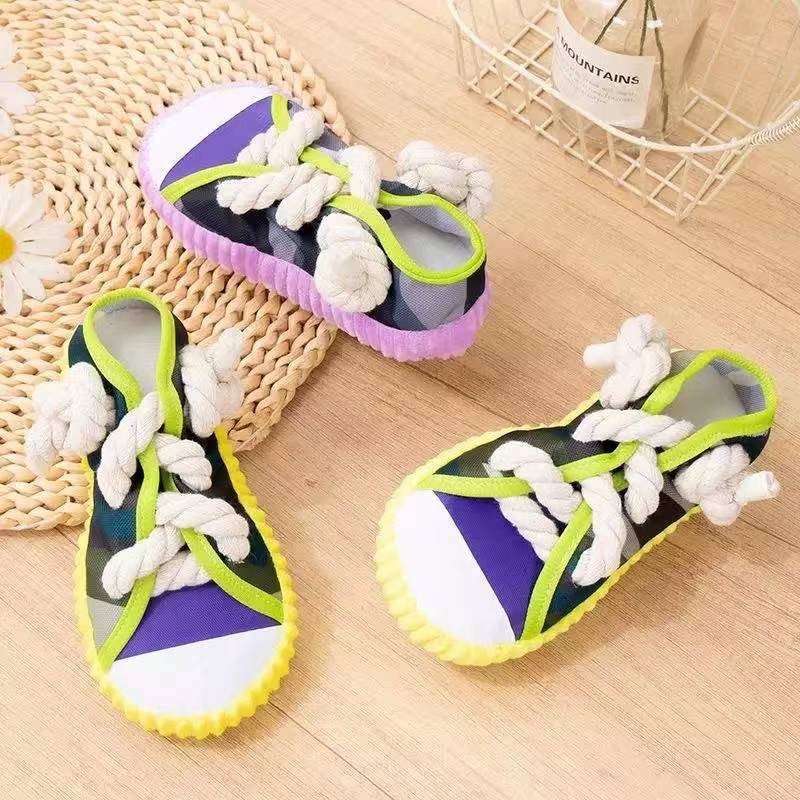 Canvas Shoe Rope Chew Toy for Dogs