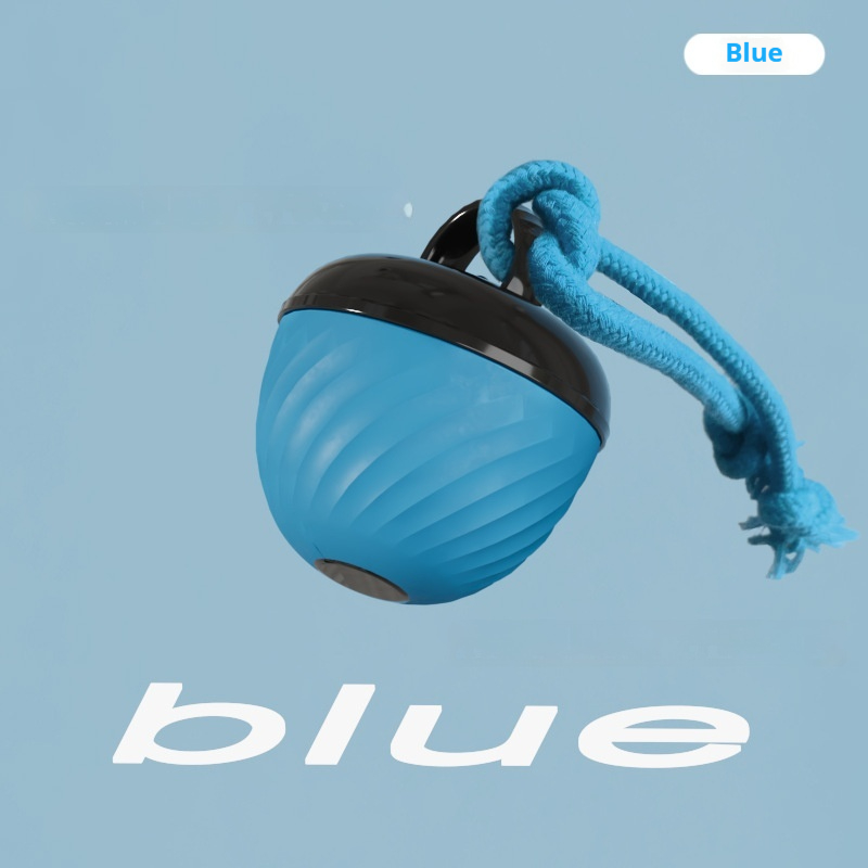Interactive Dog Ball on Rope, Six Colours