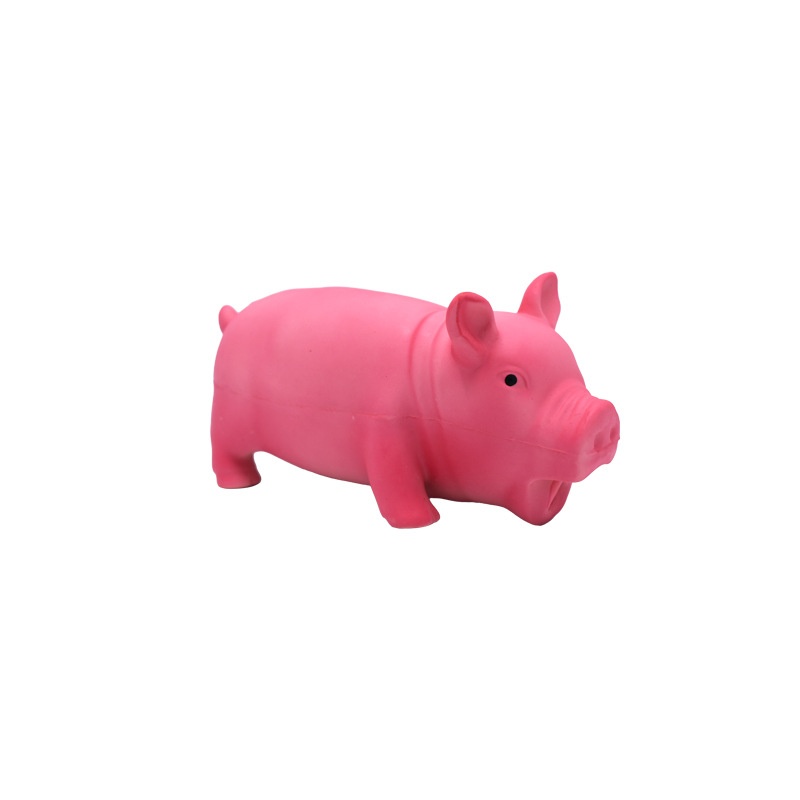 Latex Squeaky Pig Dog Toy