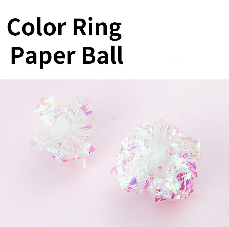 Crinkle Mylar Ball Cat Toy