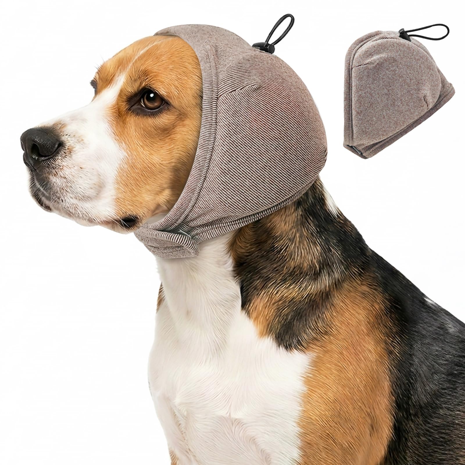 Calming Ear-Cover Snood for Dogs