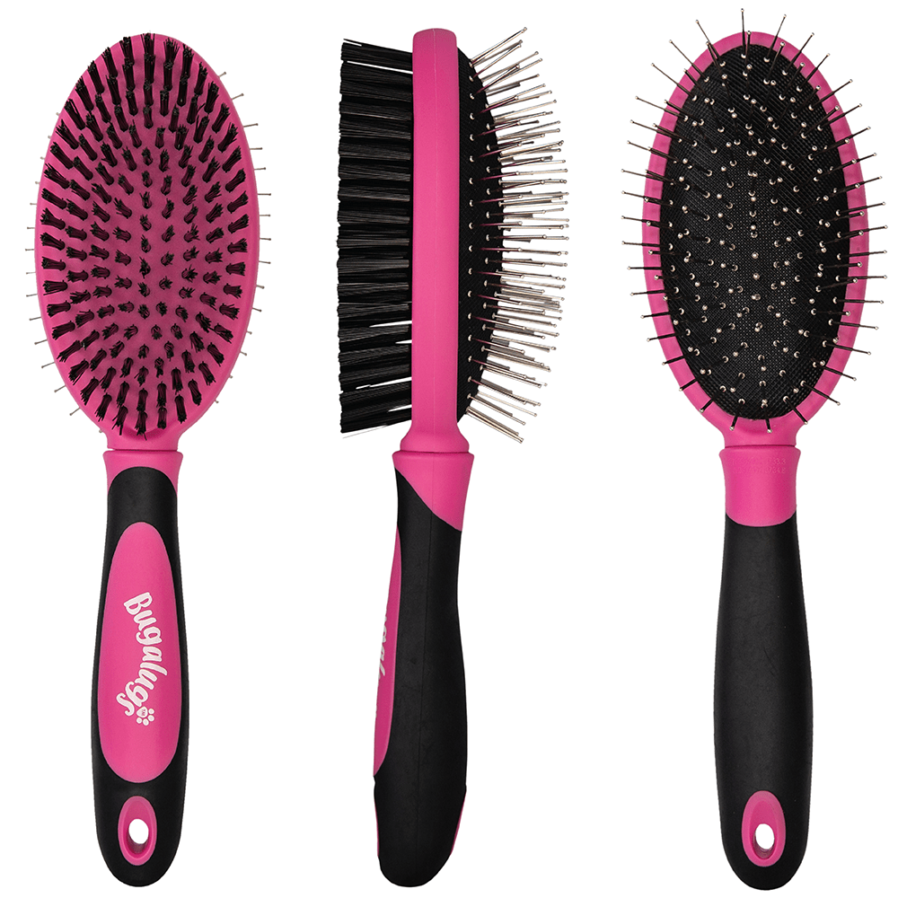 Bugalugs 2-in-1 Double-Sided Grooming Brush