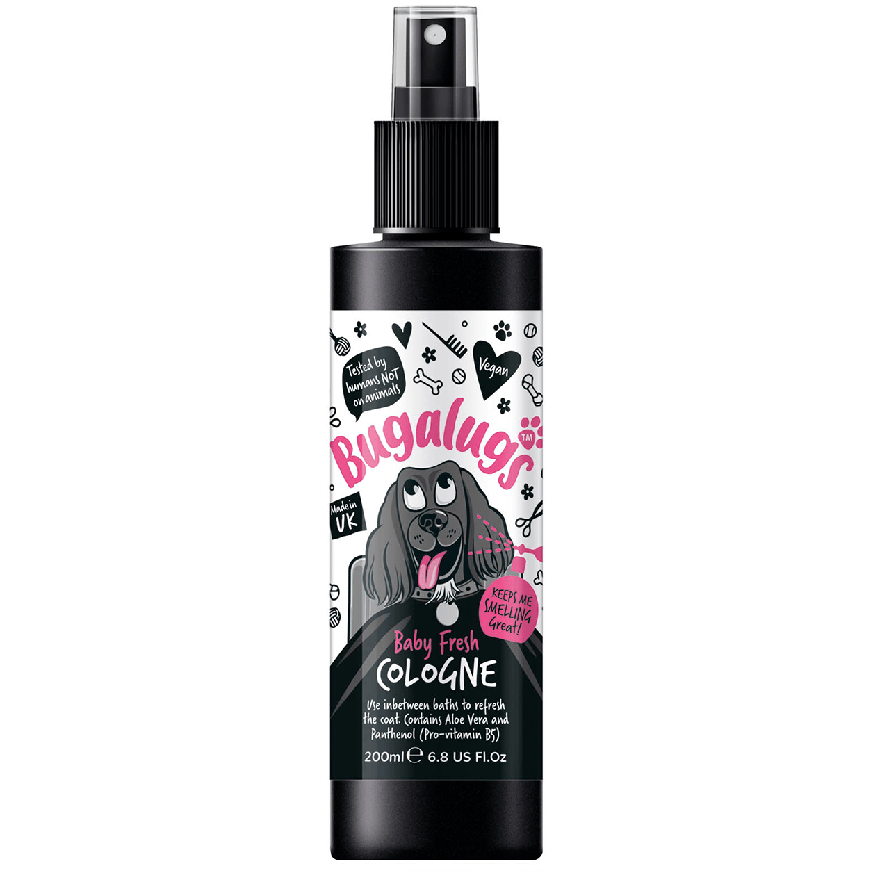 Bugalugs Dog Cologne – 200ml (4 Fragrances)
