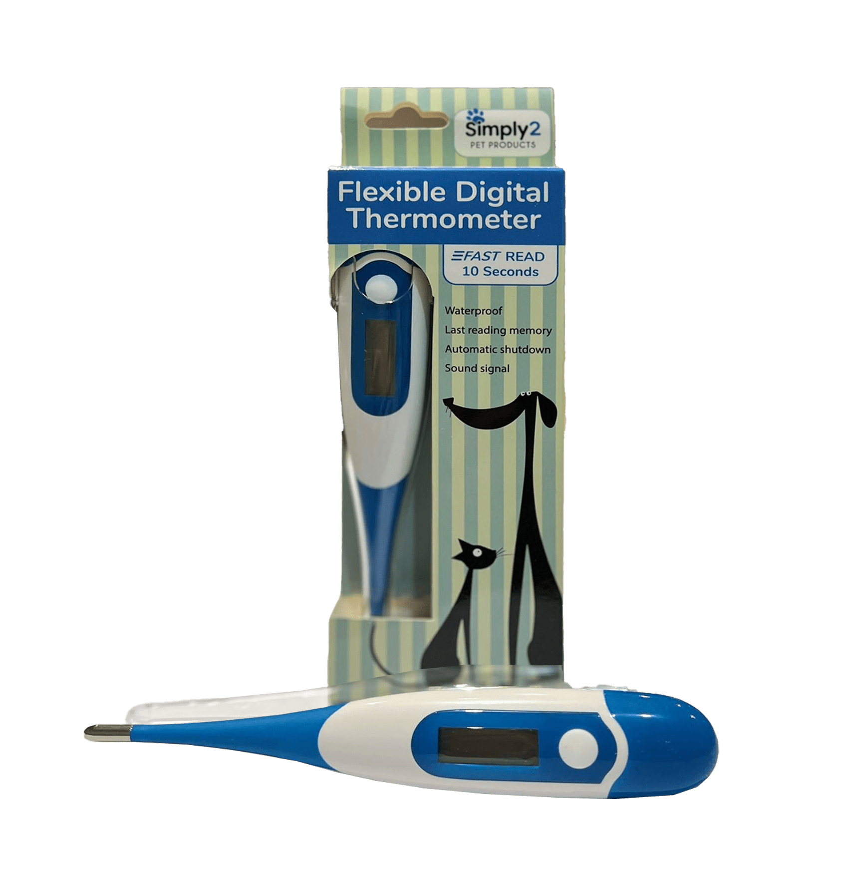 Flexible-Tip Digital Pet Thermometer
