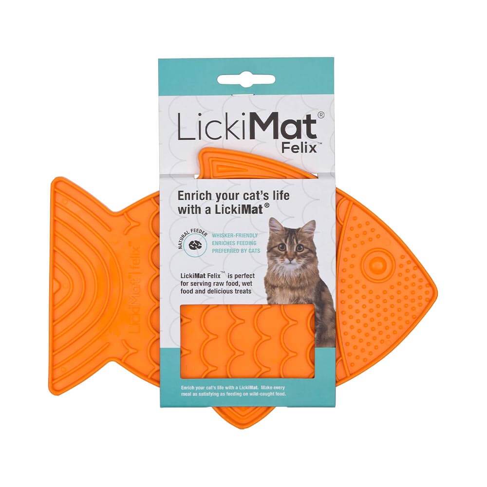 LickiMat Felix & Casper Slow Feeder Mats for Cats