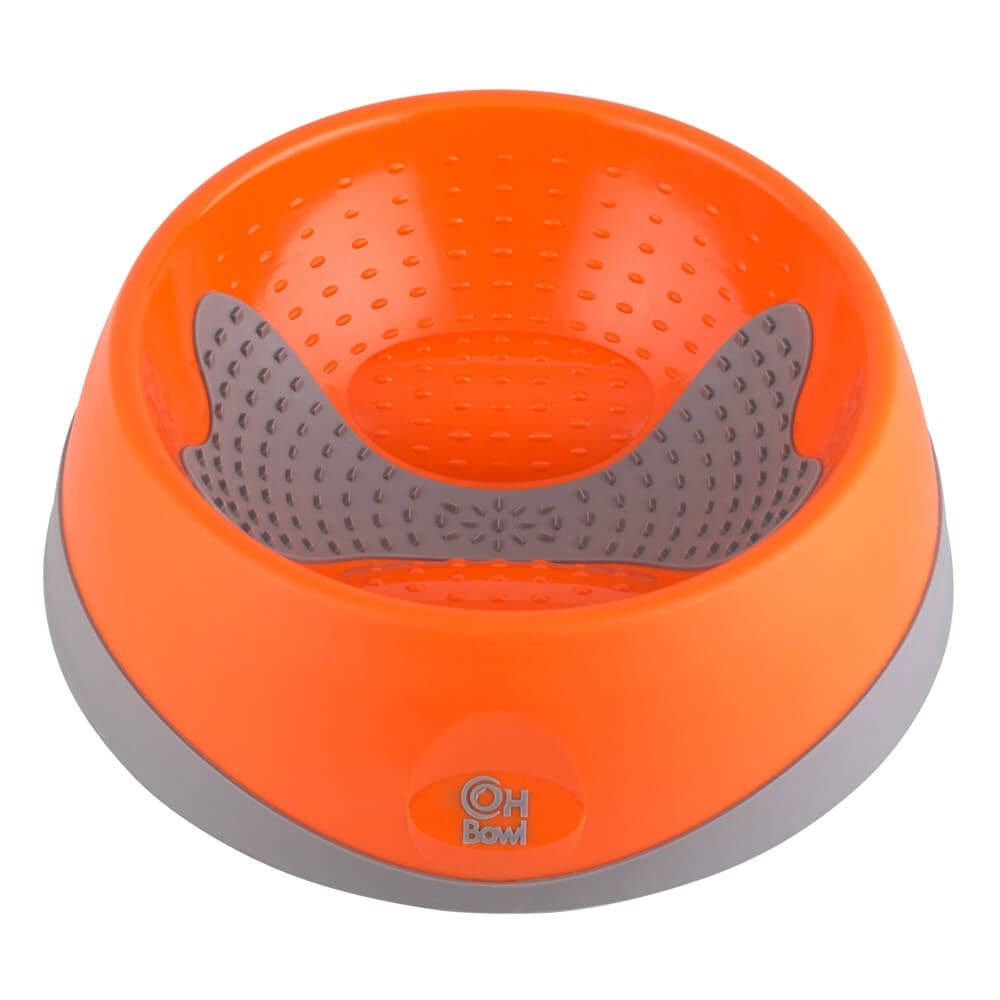LickiMat OH Bowl for Dogs — Slow Feeder with Tongue-Cleaning Tips