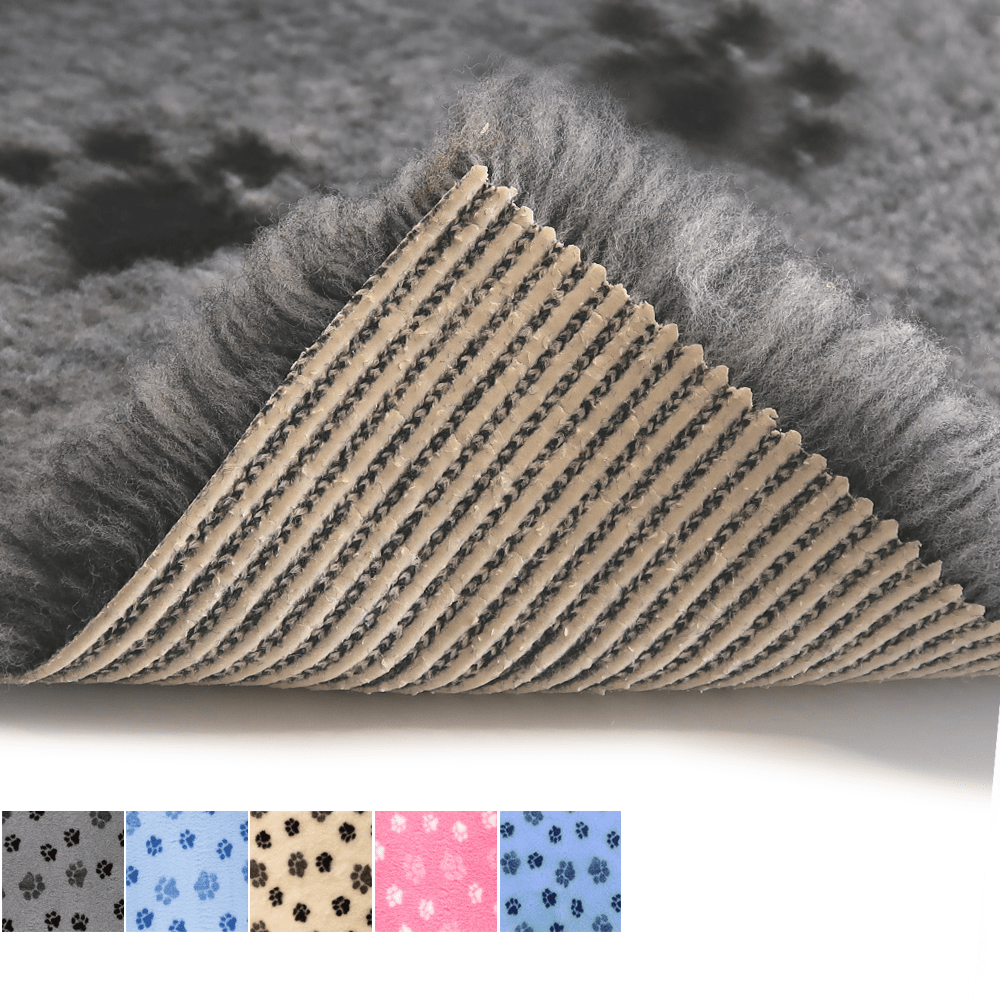 ProFleece Paw Print Fleece Pet Bedding — Cut Pieces