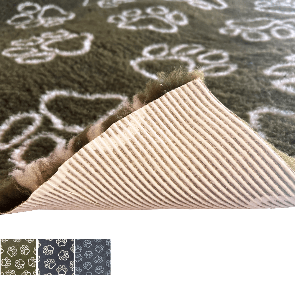 ProFleece Non-Slip Vet Bedding with Hollow Paw – Multiple Sizes