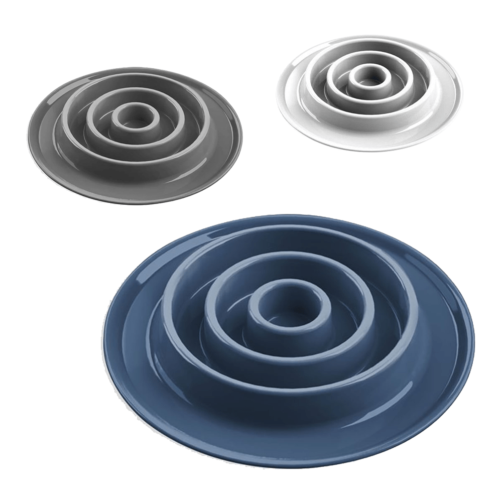 Tarhong Concentric Circle Slow Feeder Bowl for Dogs & Cats