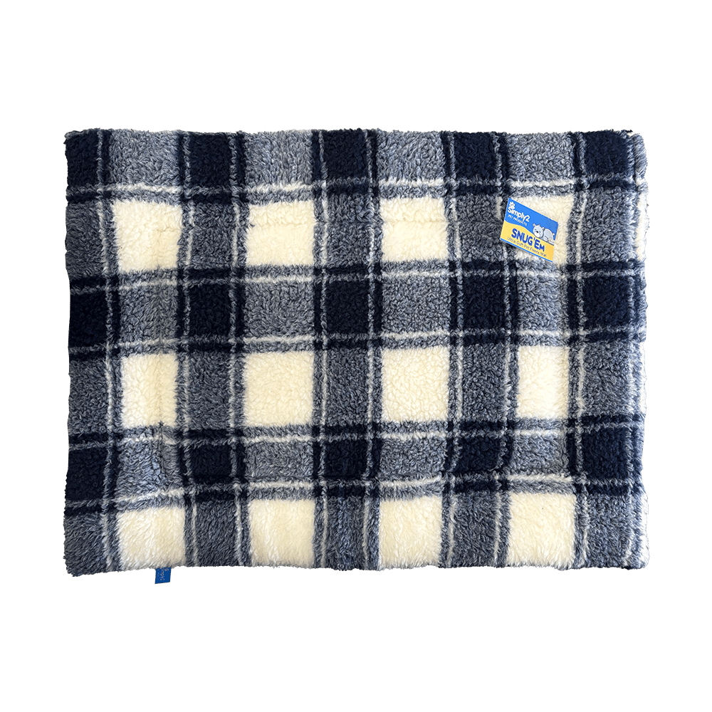 Tartan Sherpa Fleece Pet Mat