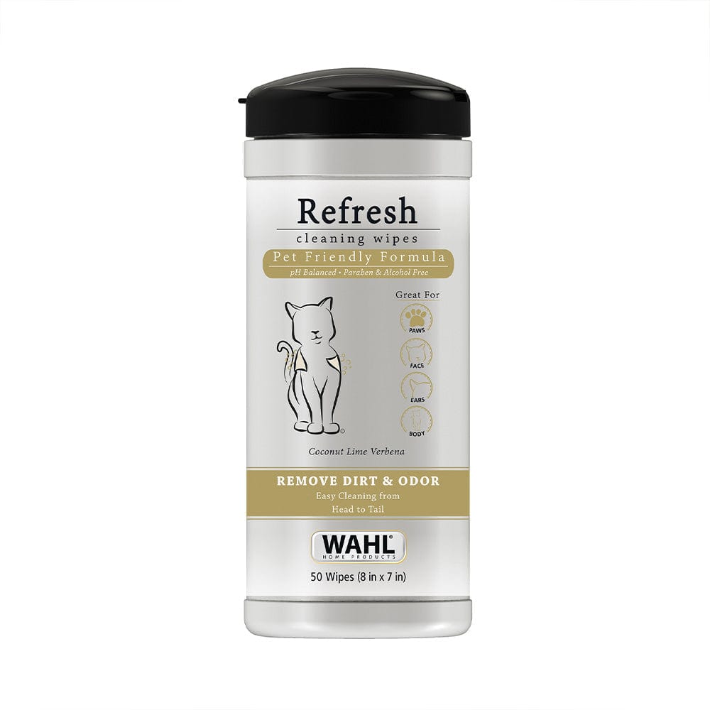 Wahl Cat Refresh Cleaning Wipes — Coconut Lime Verbena