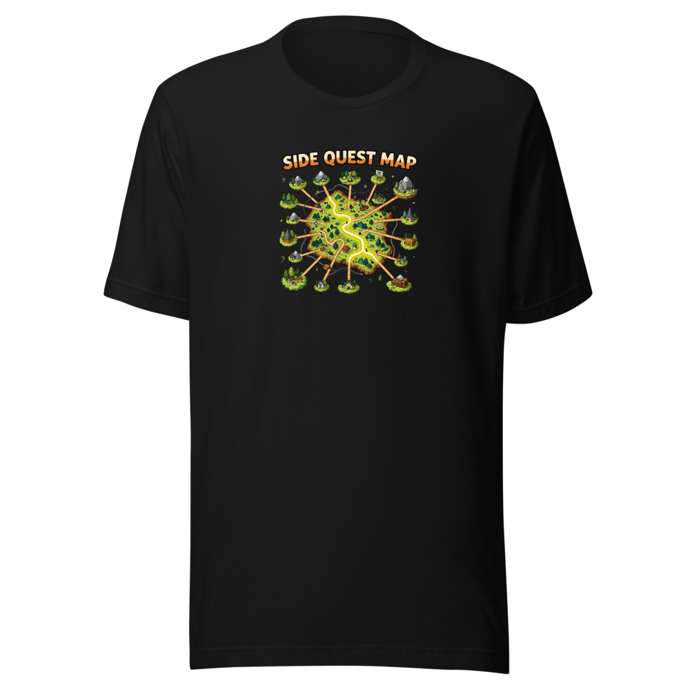 Side Quest Map Tee