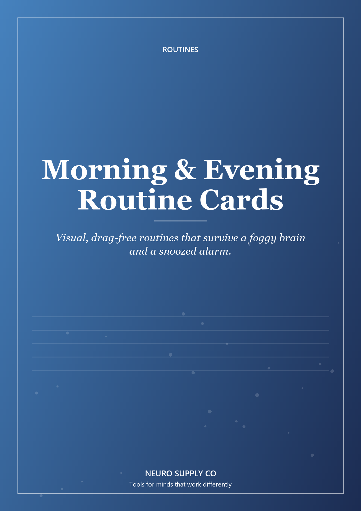 Morning & Evening Routine Cards
