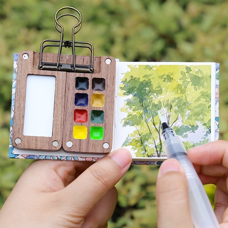 Mini Pocket Journal Walnut