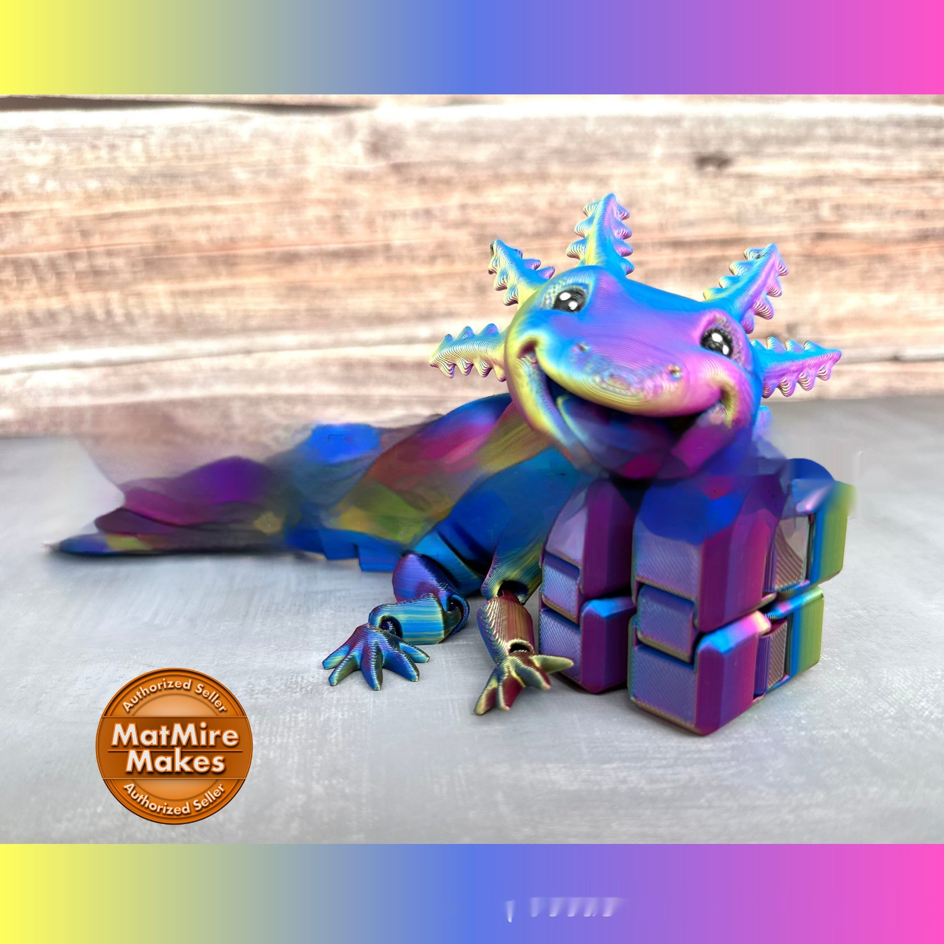 Plastic Salamander Fidget Toy