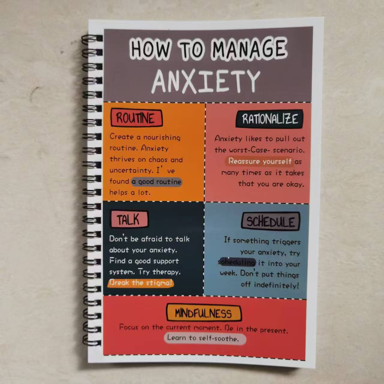 Mood Management Pocket Journal