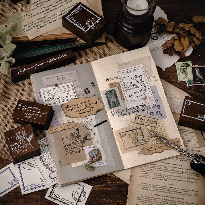 Vintage Diy Pocket Journal