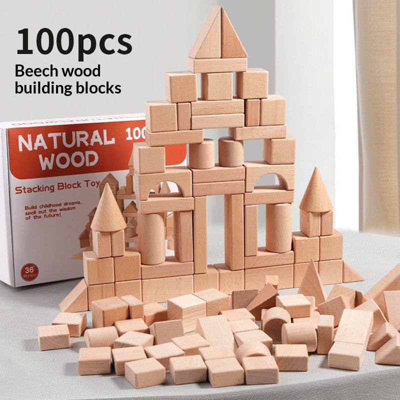 Cat Wooden Cube Sensory Chew