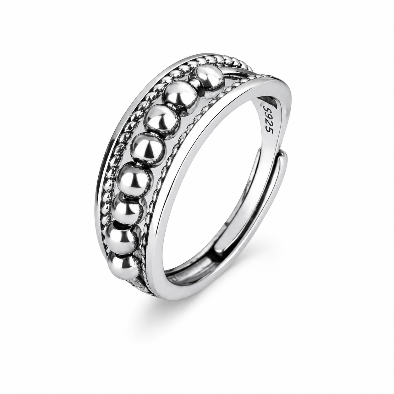 Discreet Fidget Spinner Ring