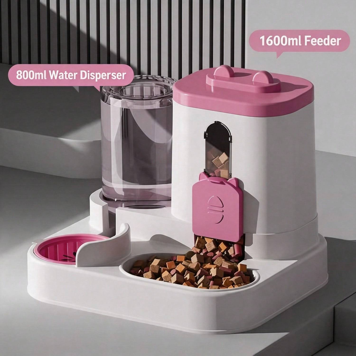 Cat Scratcher House Feeder Combo Set
