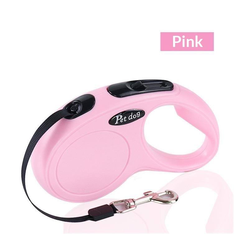 Retractable Dog Lead with Elastic Bungee