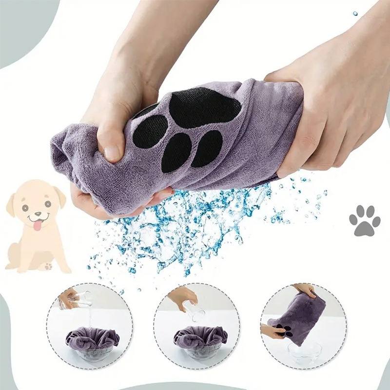 Quick-Dry Absorbent Pet Bath Towel