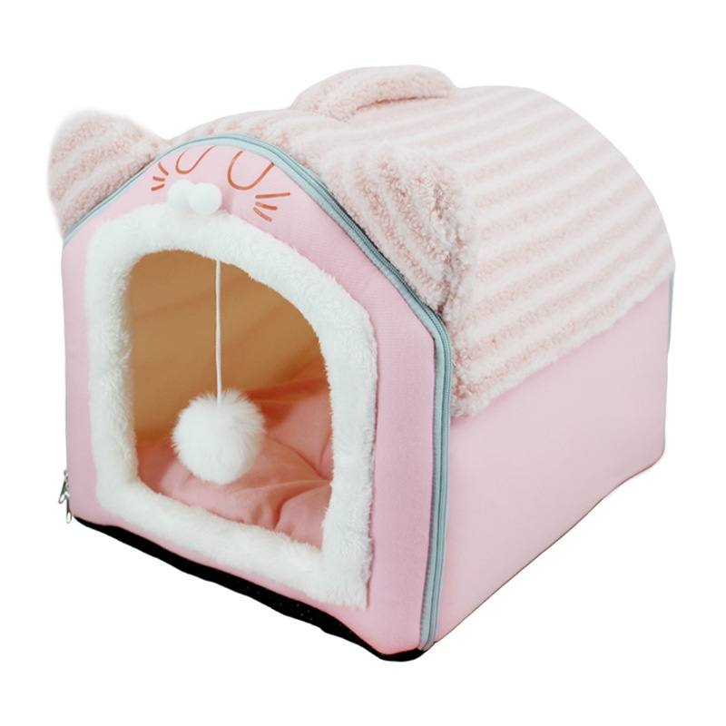 Washable Plush Warm Pet Bed
