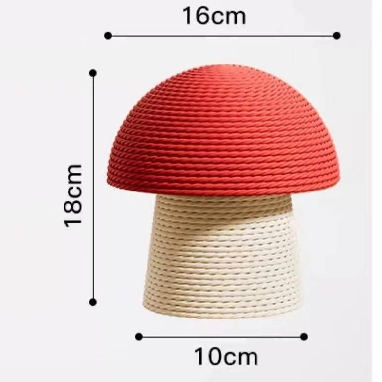Red Mushroom Cat Scratching Post