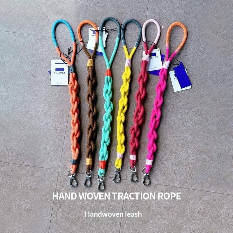 Handmade Woven Dog Lead