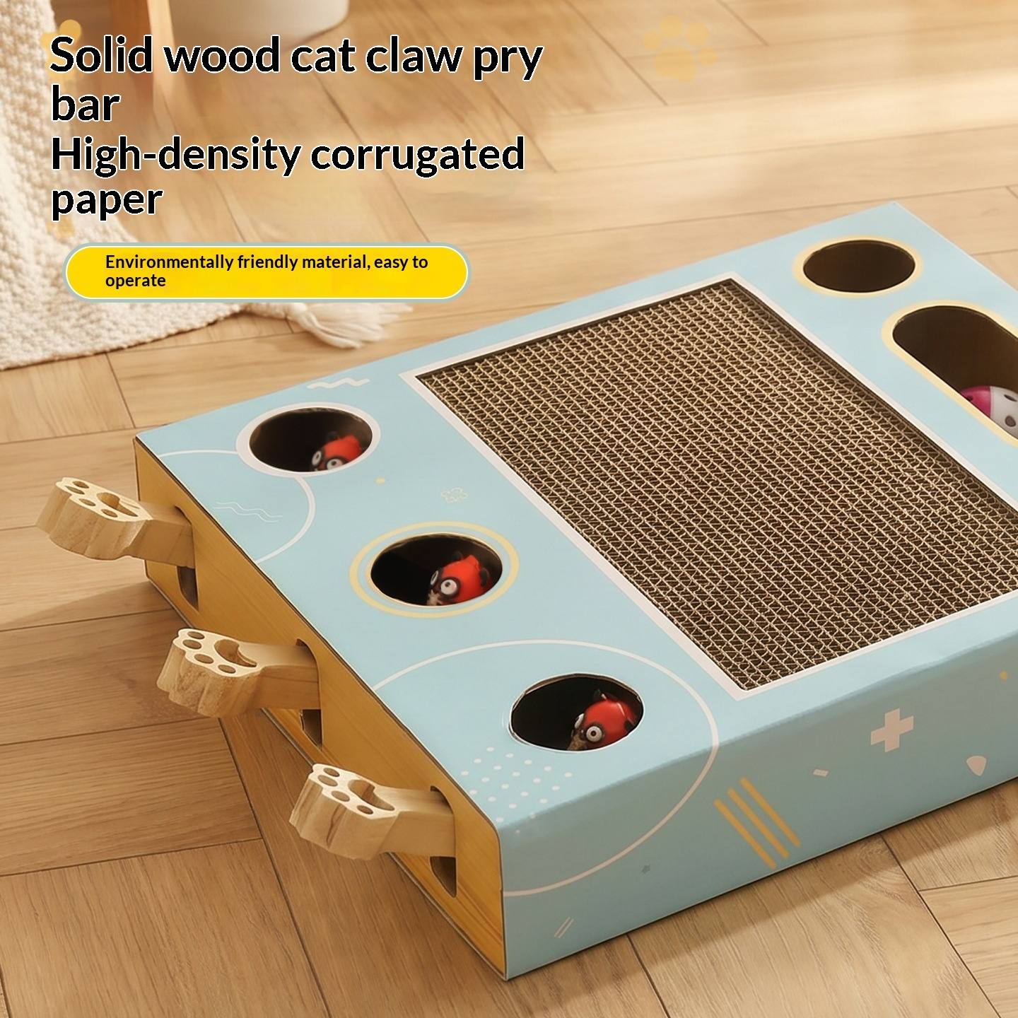 Whac-A-Mole Cat Scratching Post Toy