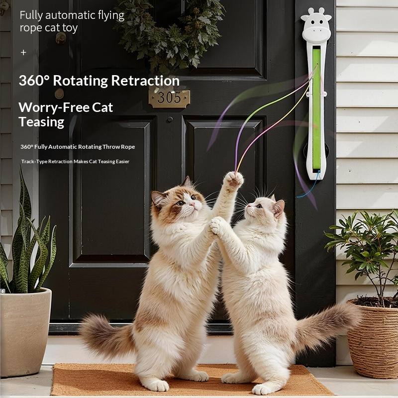 Automatic Door-Mounted Cat Teaser Toy
