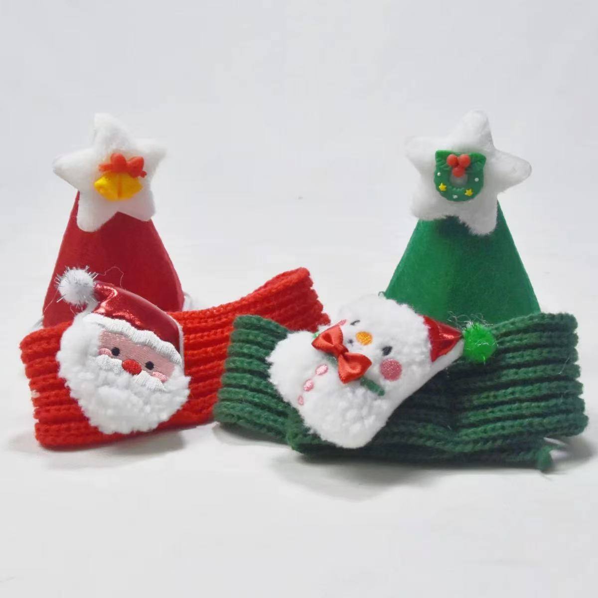 Christmas Knitted Pet Scarf and Hat Set
