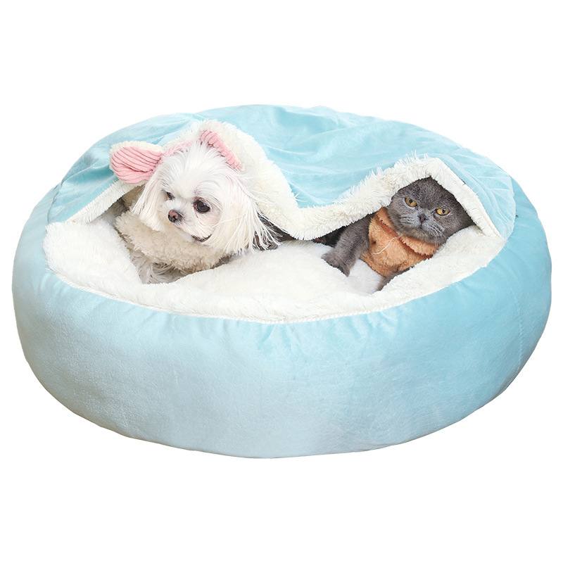 Orthopedic Hooded Dog Cave Bed