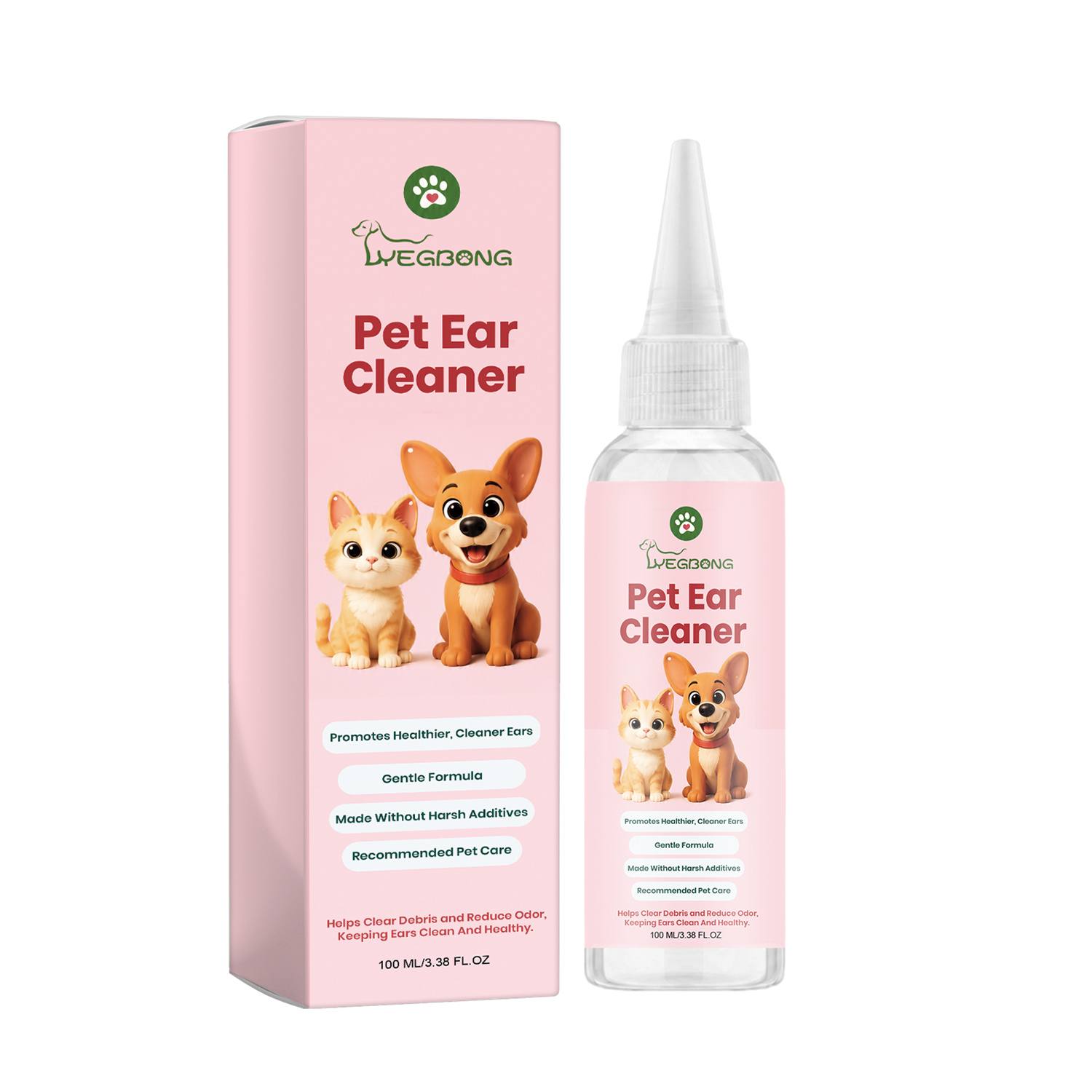 Pet Ear Cleaner Solution