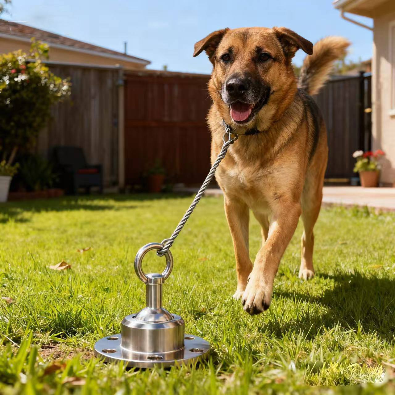 Dog Tie-Out Ground Stake & Cable