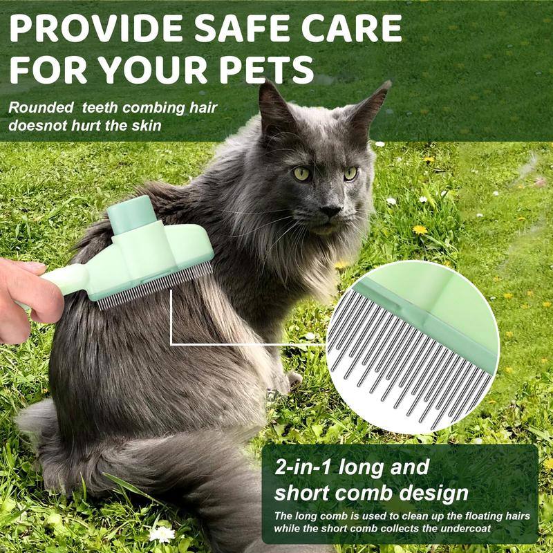 Self-Cleaning De-Matting Comb
